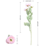 Faux Ranunculus Spray Stem - Eveléa Studio faux flower