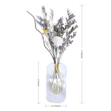Ivory Whisper Glass Bottle Set - Eveléa Studio dried flower arrangement