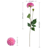 Real Touch Dahlia Stem - Eveléa Studio faux flower