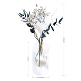 Eucalyptus Bloom Glass Bottle Set - Eveléa Studio dried flower arrangement