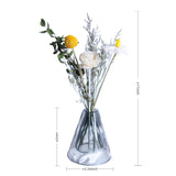 Golden Meadow Glass Vase Set - Eveléa Studio dried flower arrangement