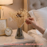 Ivory Pinecone Glass Vase Set - Eveléa Studio dried flower arrangement