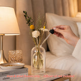 Golden Meadow Glass Bottle Set - Eveléa Studio dried flower arrangement