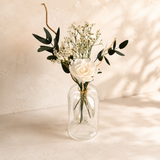 Eucalyptus Bloom Glass Bottle Set - Eveléa Studio dried flower arrangement