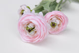 Faux Ranunculus Spray Stem - Eveléa Studio faux flower