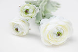 Faux Ranunculus Spray Stem - Eveléa Studio faux flower