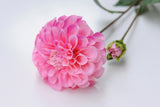 Real Touch Dahlia Stem - Eveléa Studio faux flower
