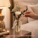 Eucalyptus Bloom Glass Bottle Set - Eveléa Studio dried flower arrangement