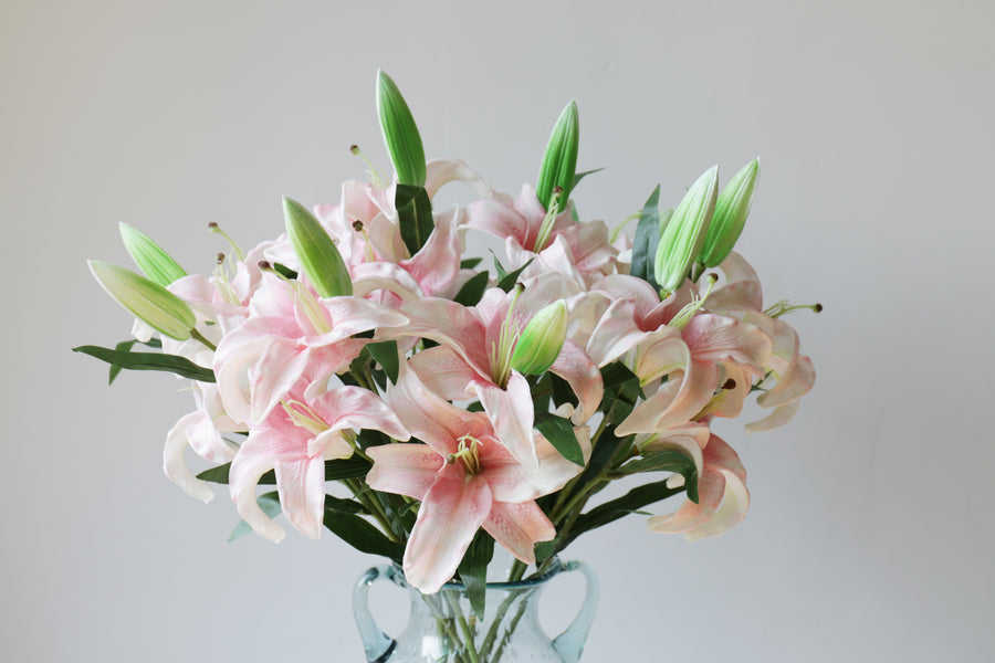 Soft Touch 3-Head Lily Stem