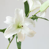 Soft Touch 3-Head Lily Stem - Eveléa Studio faux flower