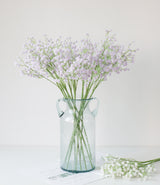Airy lavender and white faux baby's breath with fine branching stems