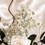 Eucalyptus Bloom Glass Vase Set - Eveléa Studio dried flower arrangement