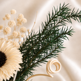 Cream Sunflower Glass Vase Set - Eveléa Studio dried flower arrangement