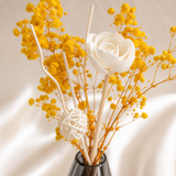 Baby's Breath Glass Vase Set - Eveléa Studio dried flower arrangement